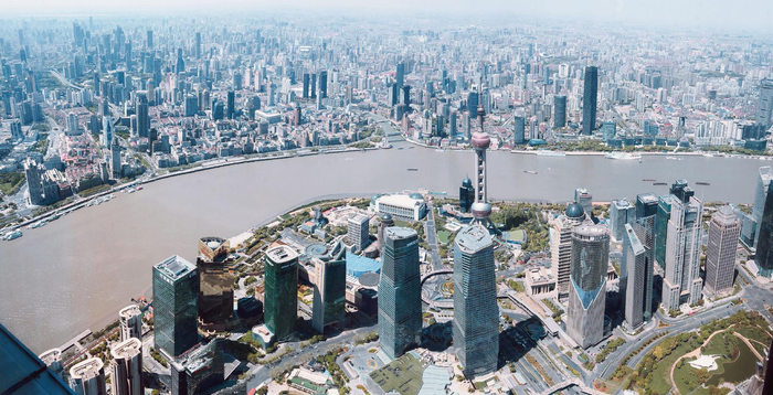 袁悦拍的上海。