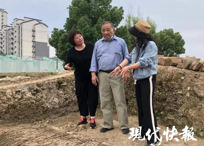 苏州金砖制作技艺非遗传承人在考古工地