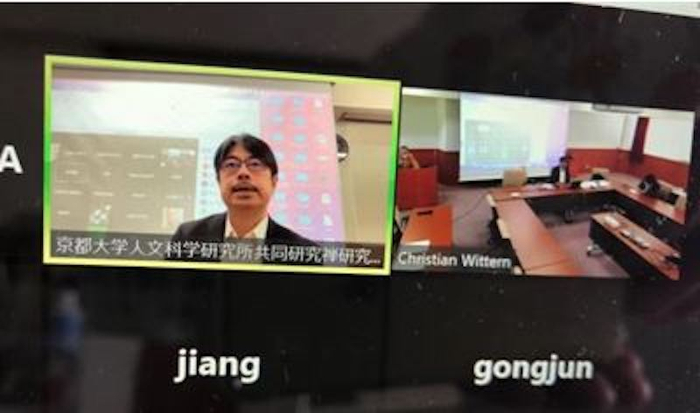 禅研究班成员古勝隆一介绍“共同研究”的最新变化及其禅研究班的意义