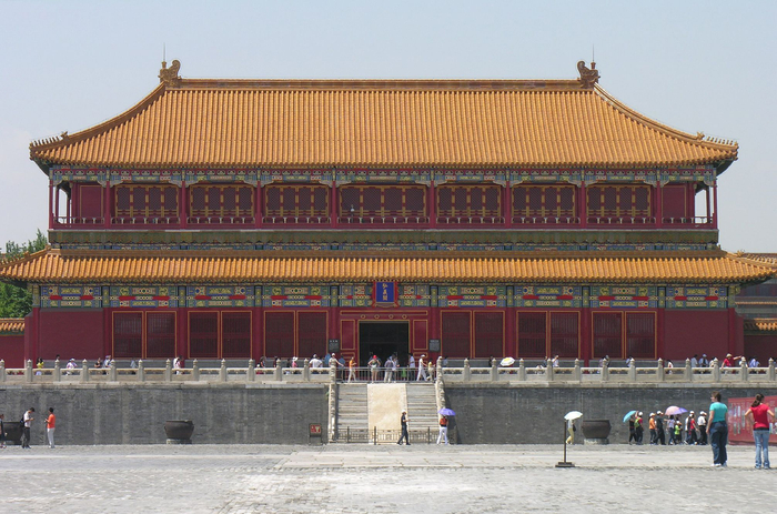 弘义阁，清代为内务府银库