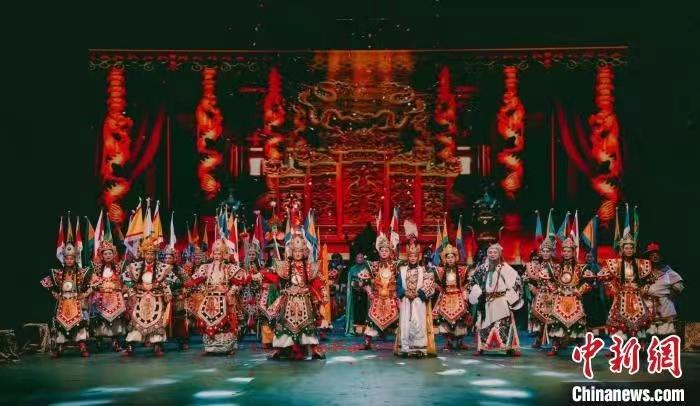 格萨尔藏戏《赛马称王》剧照。中国对外文化集团有限公司供图