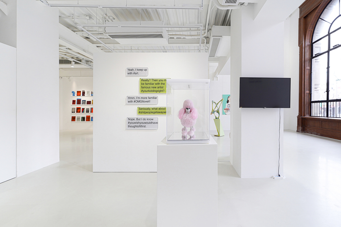 蓝骑士画廊，复工后延续的展览《蓝色多瑙河》现场（展出至6月30日），Bluerider ART上海·外滩，2022