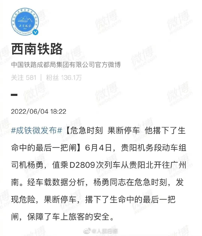 来源：西南铁路