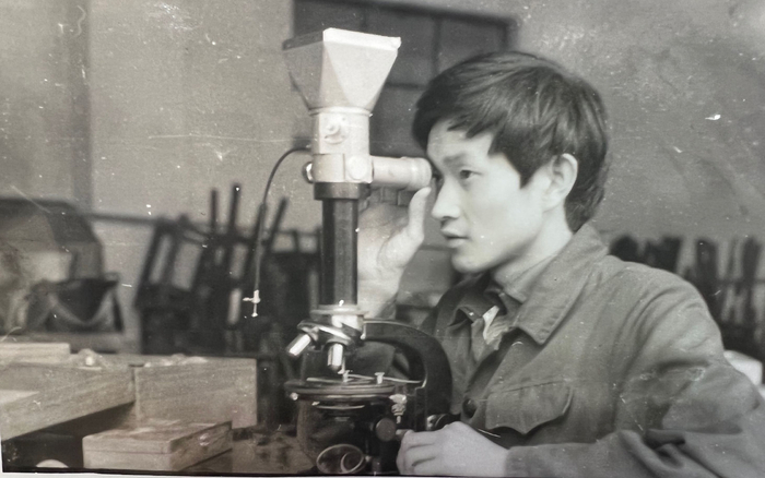 实验中的魏辅文。受访者供图