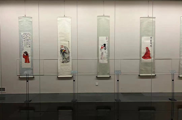 “岁朝三余——北京画院藏齐白石作品特展”展览现场