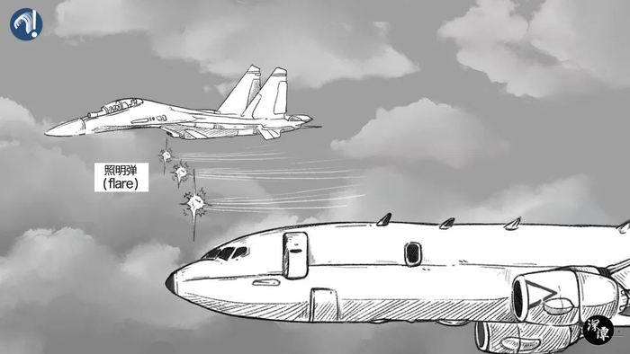 ▲根据澳大利亚说法还原的现场手绘图