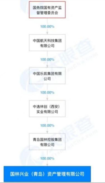 中逸公司提供虚假信息变更工商登记后的股权穿透图。受访者供图