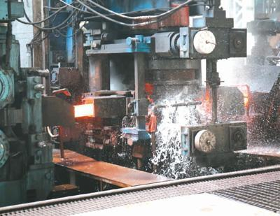 青拓实业股份公司笔尖钢生产车间一瞥。受访企业供图