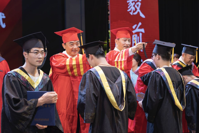 学位授予仪式现场。受访者供图