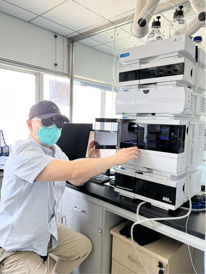 王海在他的实验室 来源：王海供图