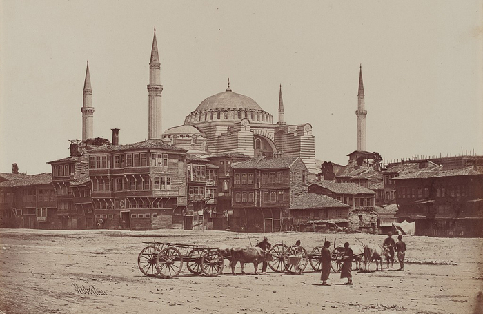 1857年伊斯坦布尔的索菲亚教堂