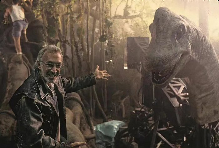 片场的恐龙模型