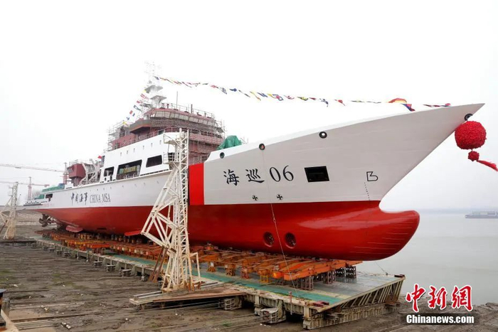 2021年2月8日，台湾海峡首艘5000吨级大型海事巡航救助船“海巡06”轮正式下水，该轮列编后将成为驻守台湾海峡的最大海事巡航救助船。