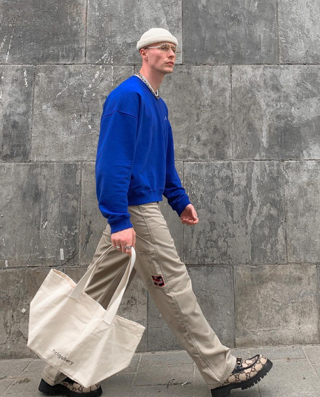 ins新晋荷兰时尚博主davey原来男生的搭配可以简单不失高级