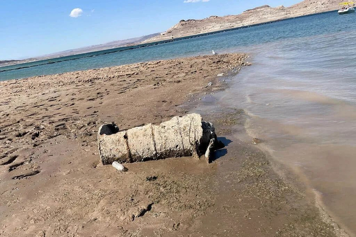 人们在米德湖附近发现了装有人类遗体的桶。