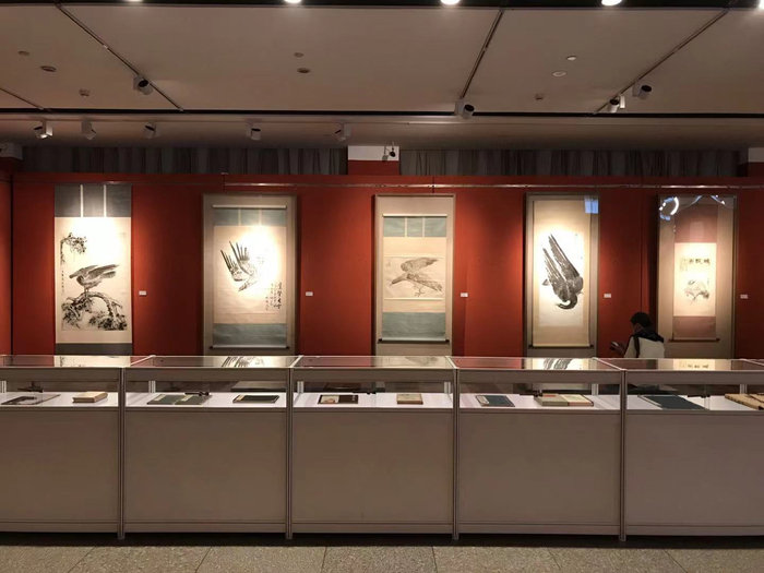 上海中国画院美术馆去年的展出现场