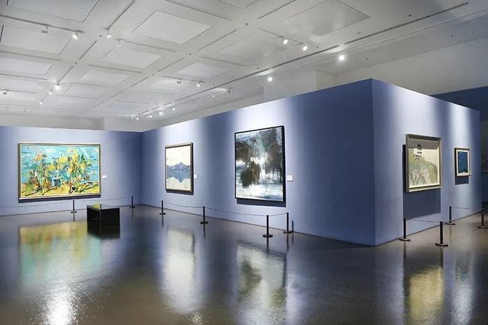 2017年，中华艺术宫常设展“江山如此多娇”展厅