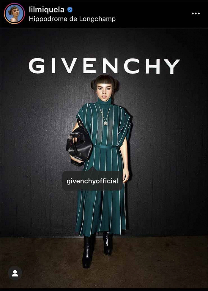 Lil Miquela“出席”纪梵希活动