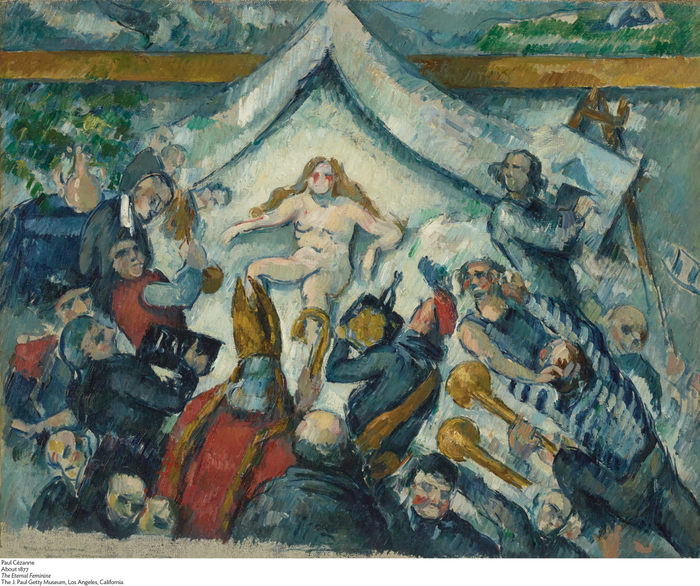 《永恒的女性》，保罗·塞尚，约1877年，美国保罗·盖蒂博物馆