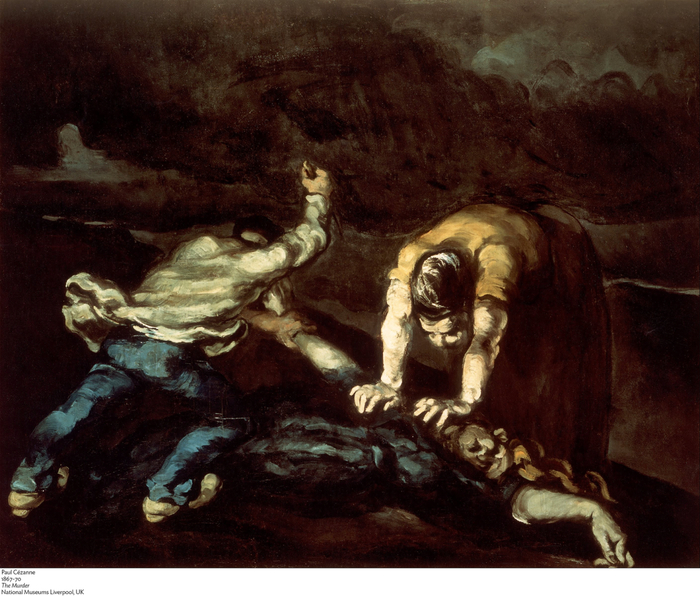 《谋杀》，保罗·塞尚，1867-70年，英国利物浦国家博物馆