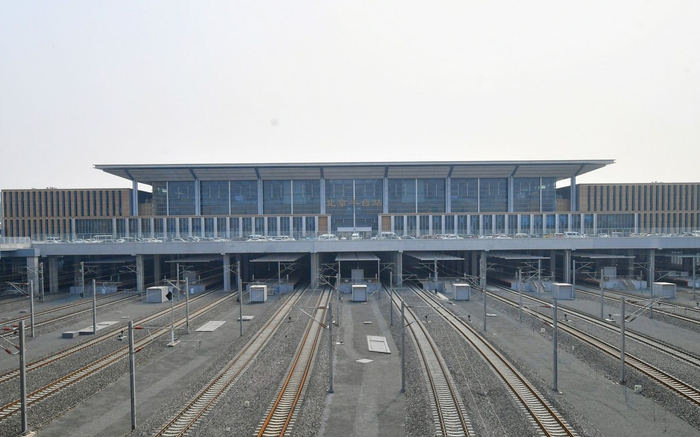 改建后的北京丰台站。新京报记者 王贵彬 摄