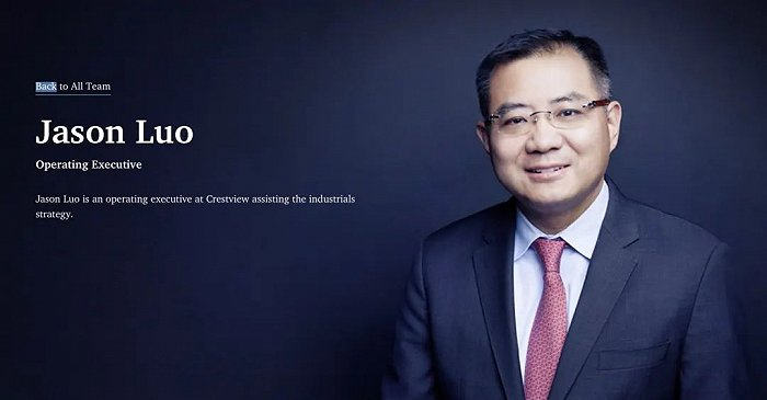 罗冠宏 图片来源：crestview官网