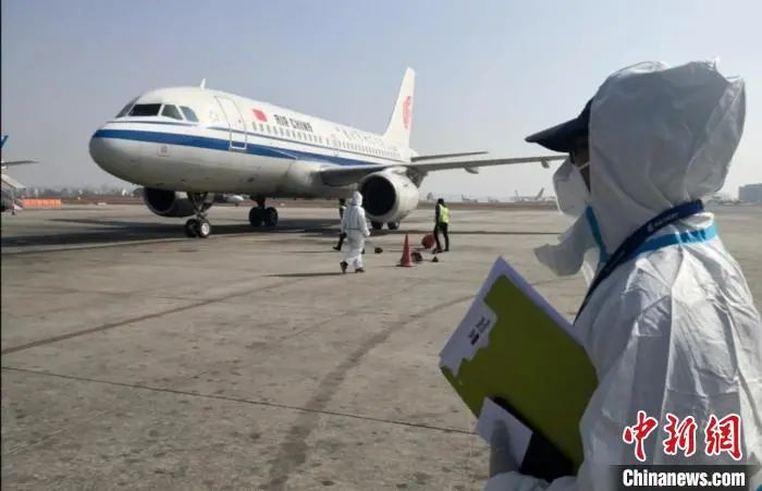 国航恢复执行成都—加德满都国际航线。　国航西南分公司 供图