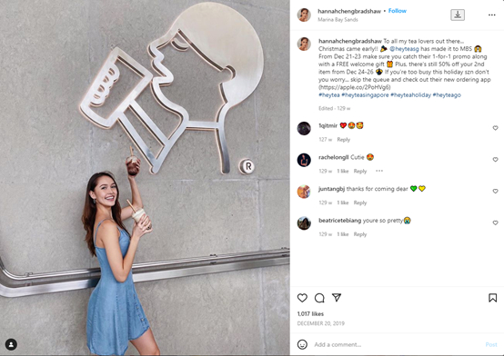 图片来源：ins上的新加坡网红打卡照
