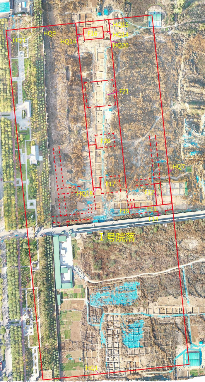 正平坊一号庭院（太平公主宅）遗迹图（石自社供图）