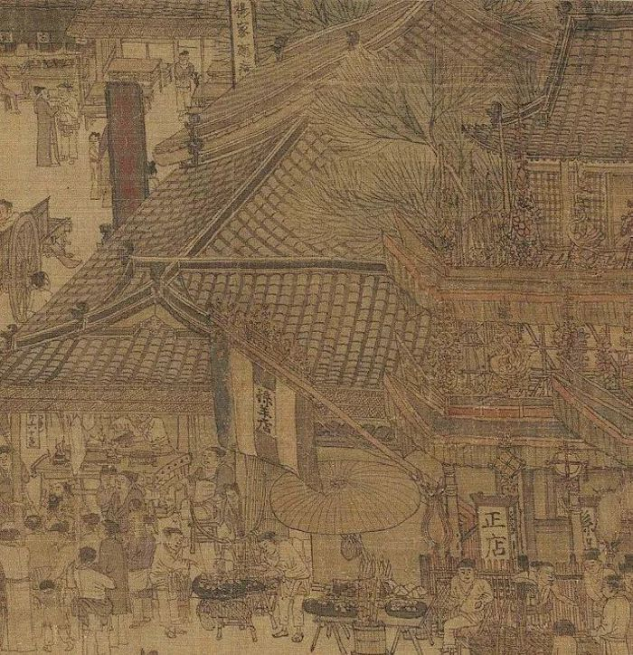 东京城经营各种买卖的商铺——《清明上河图》局部