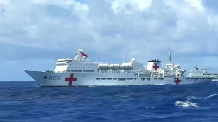 ▲“和平方舟”号医院船