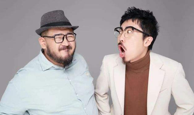 中国漫才演员晃晃与大木，他们的组合叫做“肉食动物” 图片来源：网络