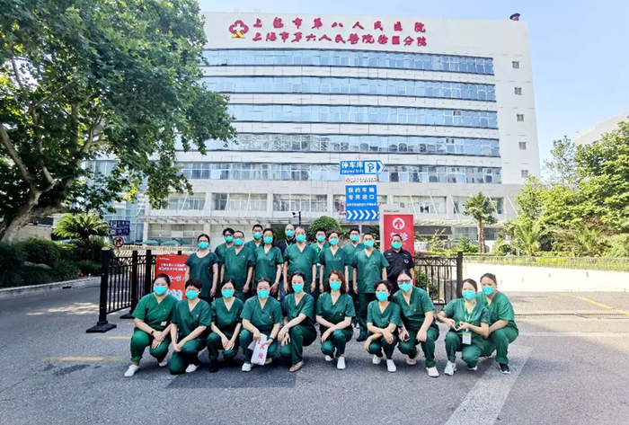 上海市第八人民医院新冠肺炎定点医院累计运行75天，收治患者2878人。
