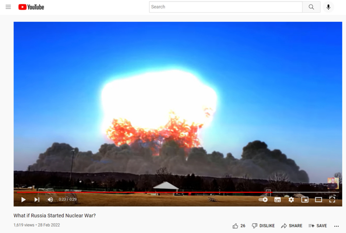 InsanePatient2在YouTube发布的29秒版视频截图。