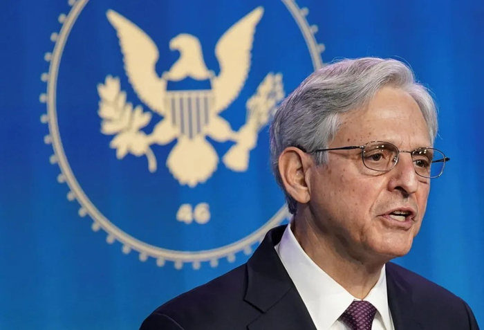 美国司法部长梅里克·加兰德 资料图。图源：澎湃