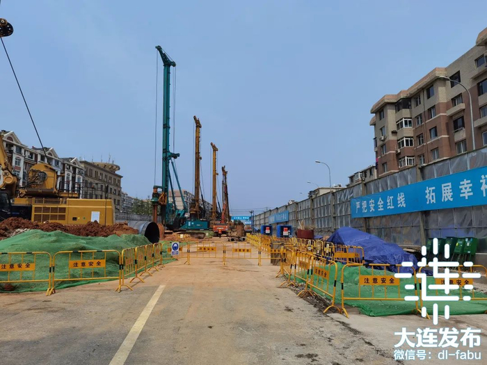 ▲大连地铁4号线松江路站