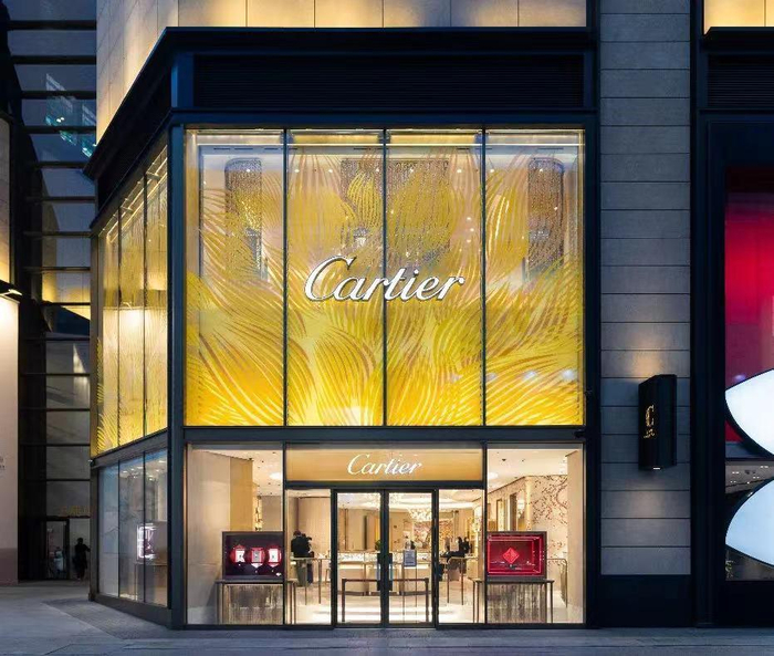 全新卡地亚精品店近日启幕。图/王府中環官方微信公众号截图