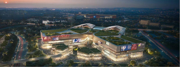 大悦城控股相关负责人在接受新京报记者采访时表示，这个项目在规划之初就引入了“产城融合”的发展理念。受访者供图。