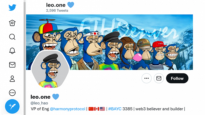 twitter Blue的NFT头像效果