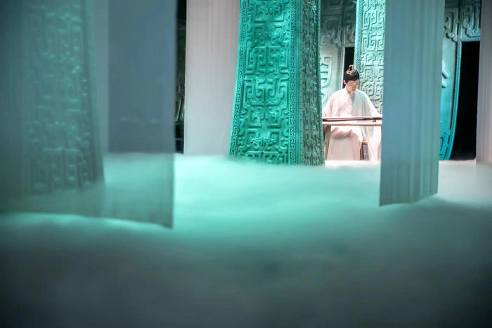 在宫宴体验国潮文化。受访者供图