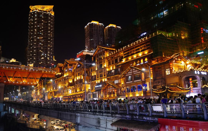 重庆洪崖洞 图据IC photo