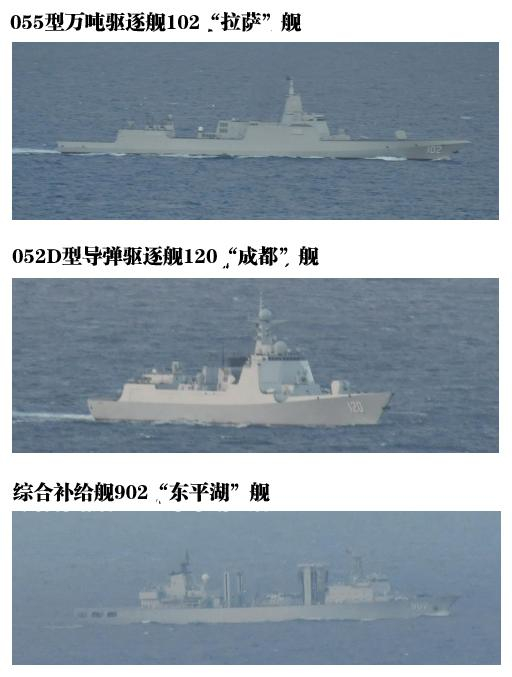 图自日本防卫省发布，汉化观察者网 