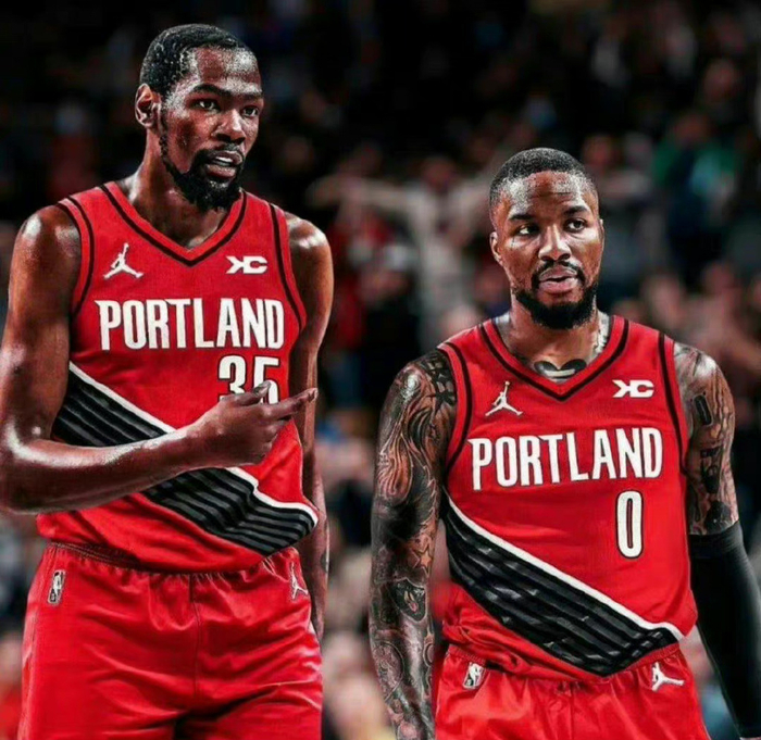 利拉德P图，希望和杜兰特在开拓者联手。