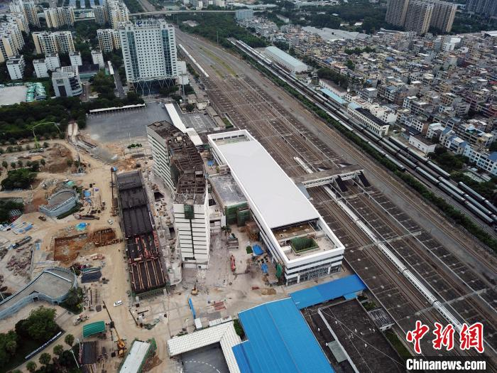 北海站站改项目完成主体施工。　蒋雪林 摄