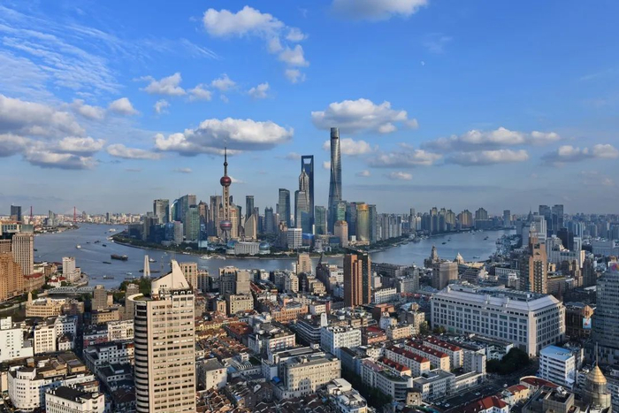 浦江两岸;摄影：郑宪章