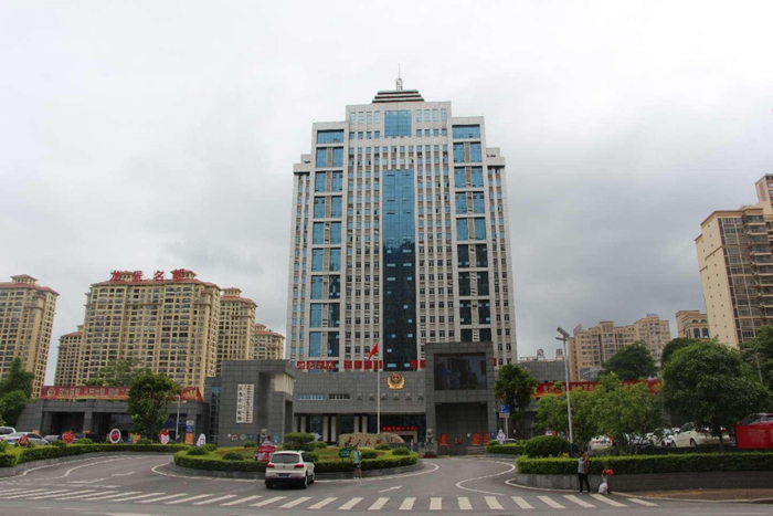 广西百色，百色市公安局。刘虎 摄