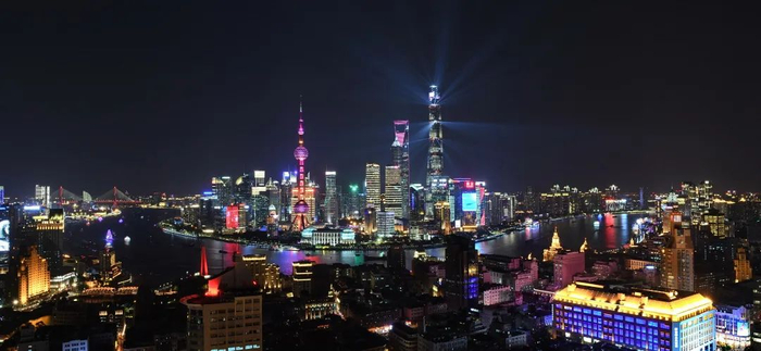 浦江两岸夜景 摄影：郑宪章