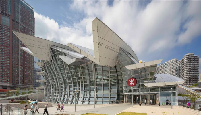 香港西九龙站 图源：Aedas官网