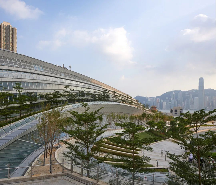 香港西九龙站 图源：Aedas官网