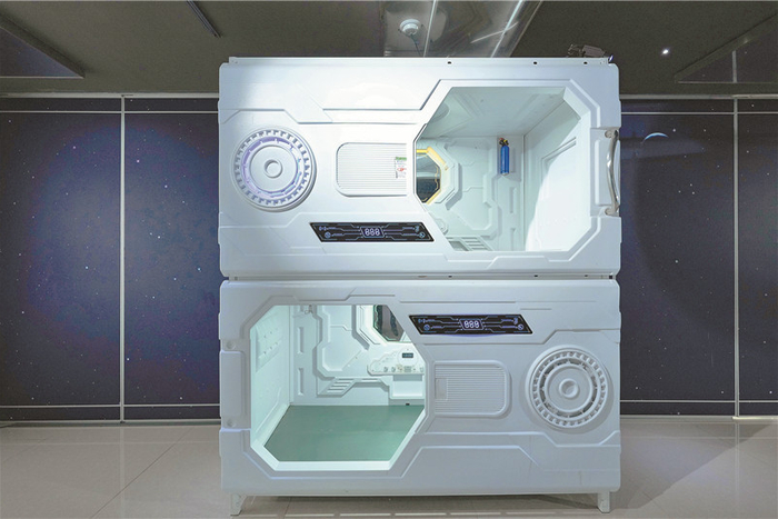 ▲研究院内展示的技术设备。